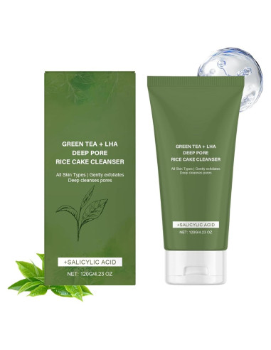 Limpiador Facial de Té Verde Flobow 117g - Piel Grasa y Acné