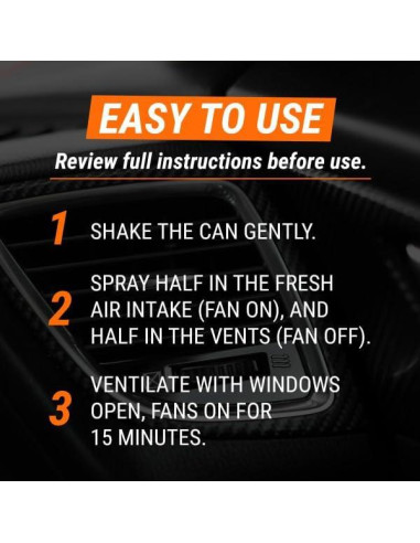Limpiador de Ventilación Armor All Fresh FX 3 Paquetes 5 oz