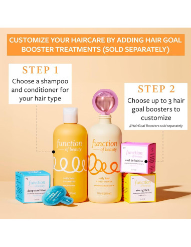 Champú Personalizado para Cabello Rizado Function of Beauty 311 ml