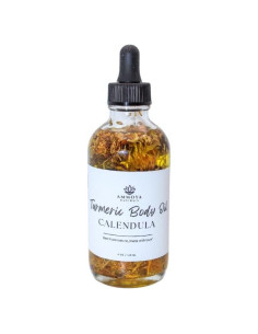 Aceite Corporal Ammoya Naturals 56.7 g con Cúrcuma y Caléndula