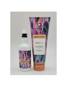 Paquete 2 Piezas Aromaterapia Bath & Body Works Hibisco Mandarina
