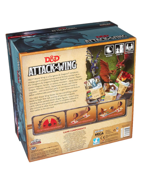 Juego de Inicio D&D Ataque Aéreo WizKids - 3 Dragones