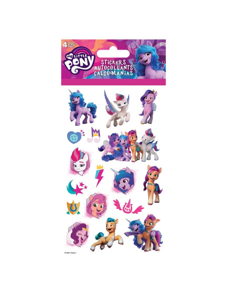 Calcomanías My Little Pony - 4 Hojas Brillantes Trends