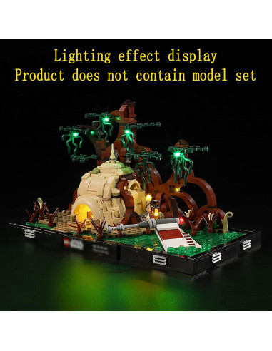 Kit de Luz LED GEAMENT para Diorama Lego 75330 - Iluminación Verde