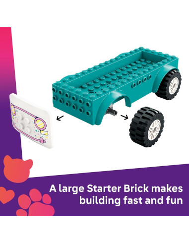 Camión de Helados LEGO Friends 42644 - Juguete de Construcción 92 Piezas