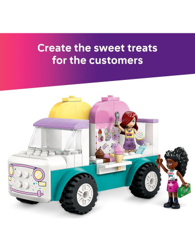 Camión de Helados LEGO Friends 42644 - Juguete de Construcción 92 Piezas