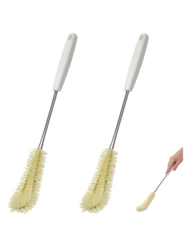 Paquete de 2 cepillos de limpieza Kwude 40.64 cm Beige