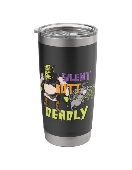 Vaso Térmico Acero Inoxidable Shrek 591 ml Aislado