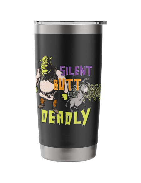 Vaso Térmico Acero Inoxidable Shrek 591 ml Aislado