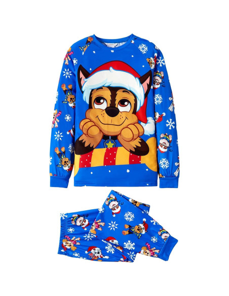 Conjunto de Pijamas Navideños Paw Patrol para Mamá e Hijo
