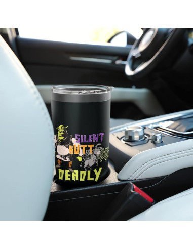 Vaso Térmico Acero Inoxidable Shrek 591 ml Aislado