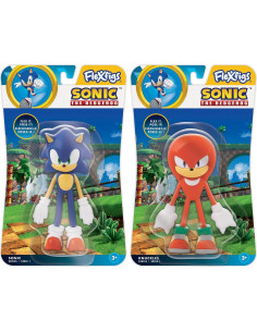 Figuras de Acción TCG Toys FleXfigs Sonic y Knuckles - 2 Piezas 2