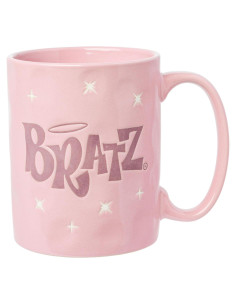 Taza Cerámica Silver Buffalo Bratz 500ml Resistente Cera Rosa