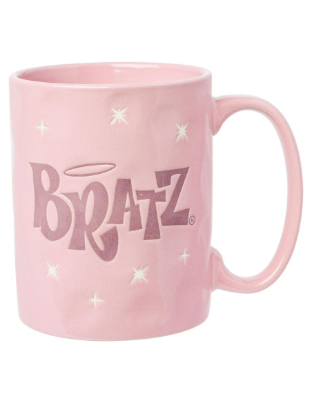 Taza Cerámica Silver Buffalo Bratz 500ml Resistente Cera Rosa