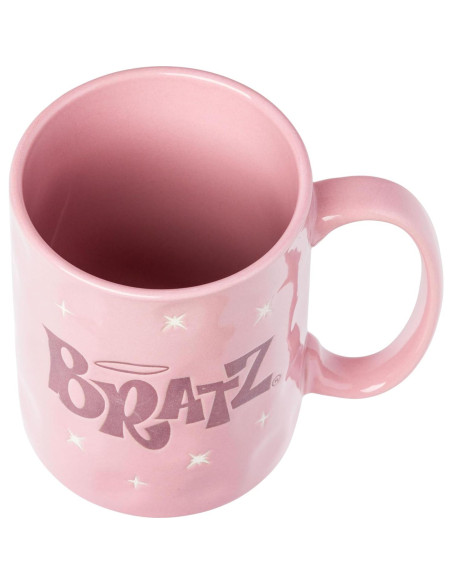 Taza Cerámica Silver Buffalo Bratz 500ml Resistente Cera Rosa