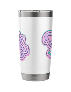 Vaso Térmico Acero Inoxidable Polly Pocket 591 ml Blanco 2