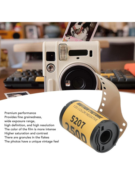 Película de Impresión a Color Yosoo 35mm 8 Hojas Alta Saturación