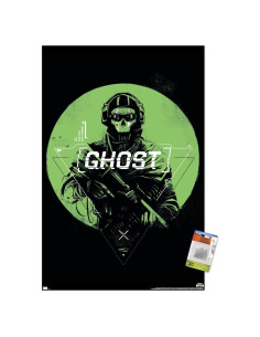 Póster de Pared Call of Duty Modern Warfare 2 Fantasma 56.5x86.4cm