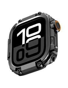 Funda de Metal Amizee para Apple Watch Series 11/10 46mm Negra