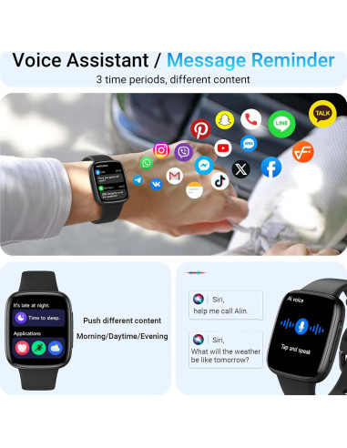 Reloj Inteligente Tensky GTX20 AMOLED 1.85" Fitness Bluetooth