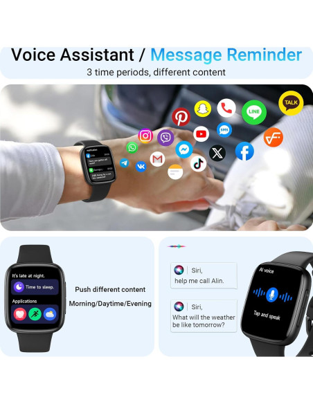 Reloj Inteligente Tensky GTX20 AMOLED 1.85" Fitness Bluetooth