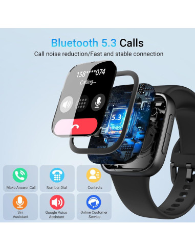 Reloj Inteligente Tensky GTX20 AMOLED 1.85" Fitness Bluetooth