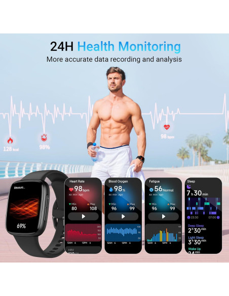 Reloj Inteligente Tensky GTX20 AMOLED 1.85" Fitness Bluetooth