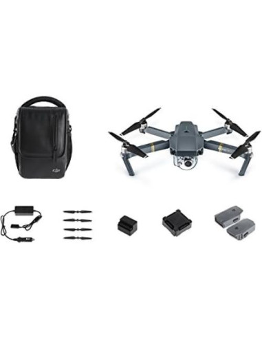 Dron Cuadricóptero DJI Mavic Pro Combo con 3 Baterías y Accesorios