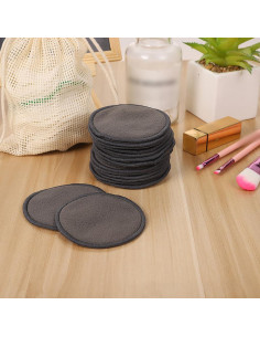 24 Almohadillas Reutilizables Exfoliantes UUYYEO 8cm 2