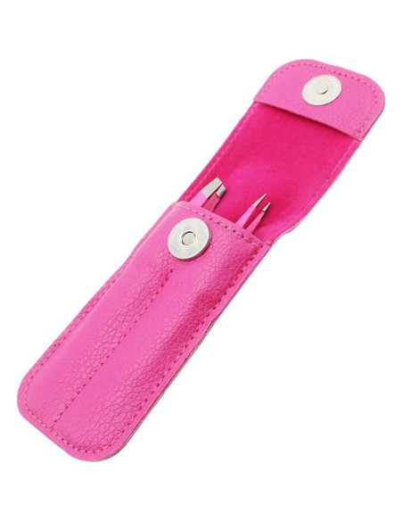 Pinzas de Precisión FEITA Rosa - Acero Inoxidable - 2 Piezas