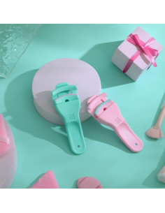 Rizador de Pestañas Beaupretty 2 Piezas Plástico Rosa y Azul 2