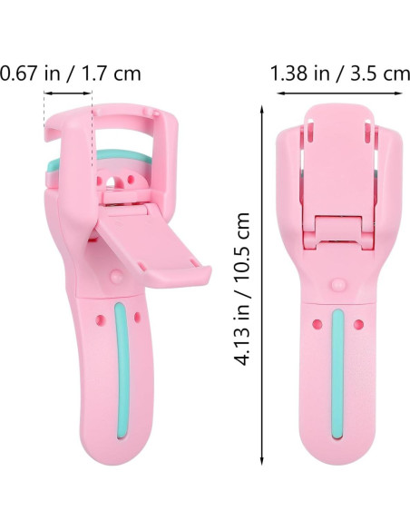 Rizador de Pestañas Beaupretty 2 Piezas Plástico Rosa y Azul