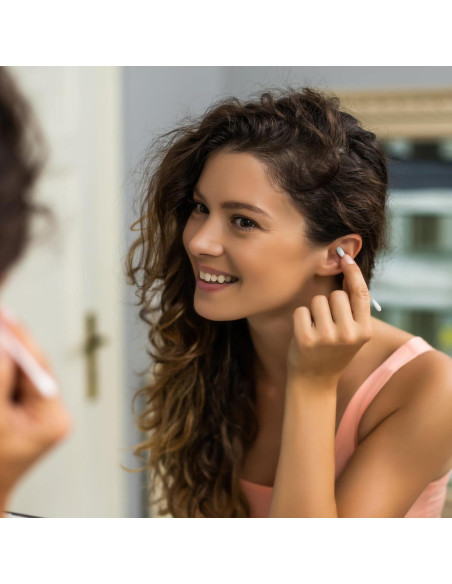 200 Bastones de Algodón Ecológicos Egaageoi - Limpieza y Maquillaje