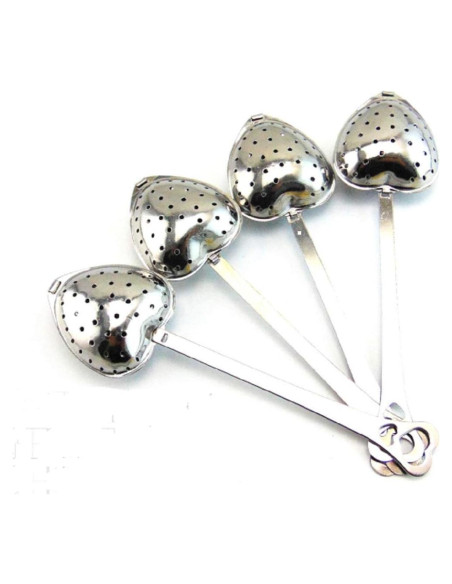 Cucharas Infusoras de Té en Acero Inoxidable HORNO - 12 Piezas