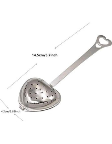 Cucharas Infusoras de Té en Acero Inoxidable HORNO - 12 Piezas