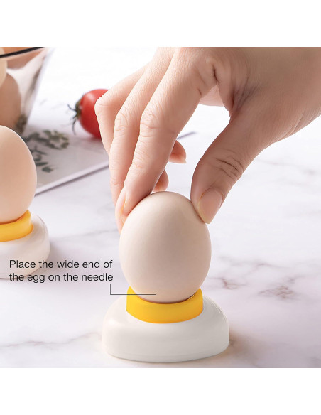Pinchador de Huevos Duros Elestoria - Pelador Manual de Acero Inoxidable