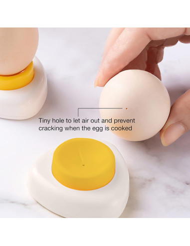 Pinchador de Huevos Duros Elestoria - Pelador Manual de Acero Inoxidable
