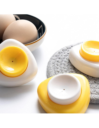 Pinchador de Huevos Duros Elestoria - Pelador Manual de Acero Inoxidable