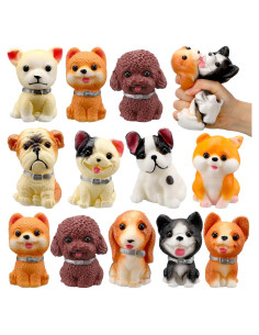 12 Pelotas de Estrés Perro Squeeze Blueweenly con Casas