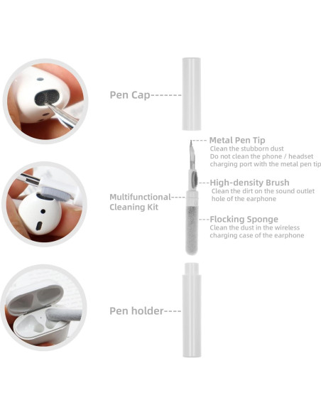 Funda Protectora Silicona Rosa para AirPods Pro 2 CASEFUN