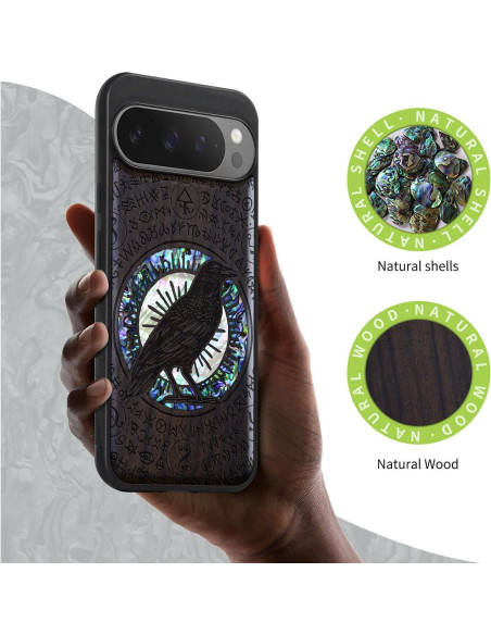 Funda de Madera Magnética Carveit para Google Pixel 9 Pro XL Funda de Madera Magnética Carveit para Google Pixel 9 Pro XL