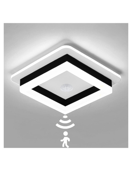Luz de Techo LED EIDEARAY 24W con Sensor de Movimiento 20cm