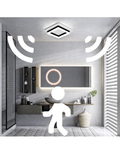 Luz de Techo LED EIDEARAY 24W con Sensor de Movimiento 20cm