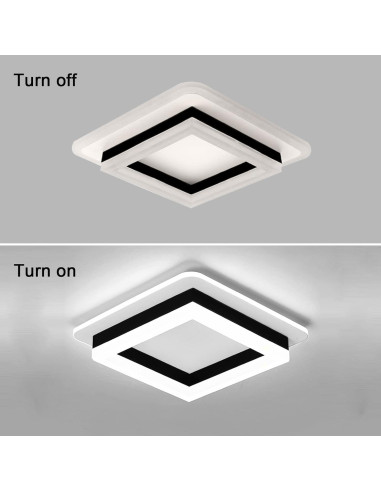 Luz de Techo LED EIDEARAY 24W con Sensor de Movimiento 20cm