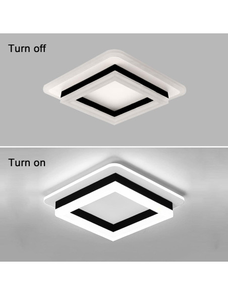 Luz de Techo LED EIDEARAY 24W con Sensor de Movimiento 20cm