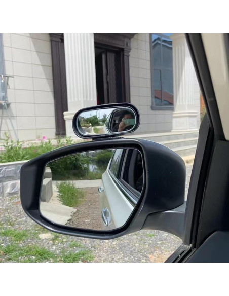 Espejo de Punto Ciego Berfi Life Ajustable 2 Pack Negro