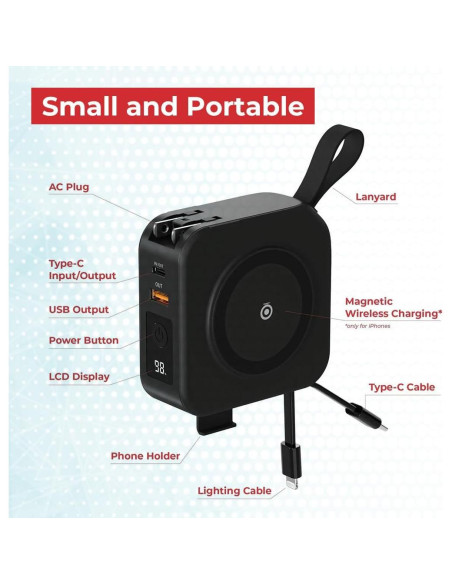 Cargador Portátil BlackboxMyCar Power Mini 10000mAh Inalámbrico