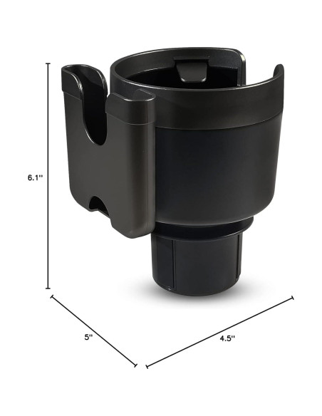 Adaptador Soporte para Taza Sojoy SJ-CH Universal Negro 12.7x11.4 cm
