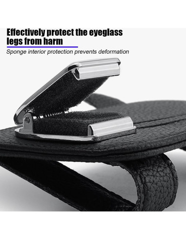 Organizador de Visera de Coche Zpana Gris - Almacenamiento Multifuncional