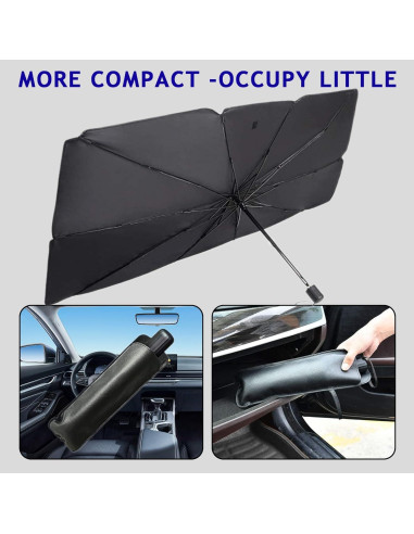 Sombrilla para Parabrisas de Coche WINUERK Universal 145x79cm